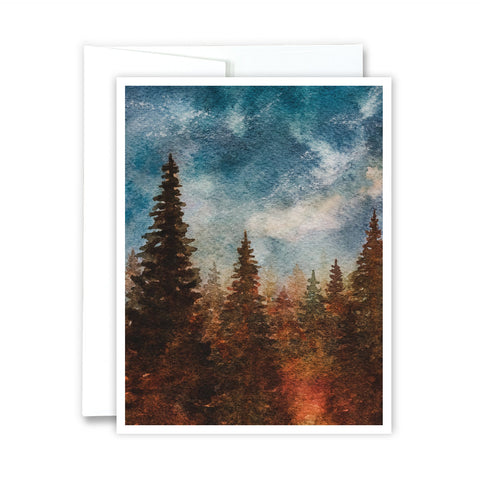 Autumn Forest Notecard